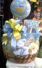 Baby Gift Basket Customizable with Balloon in Jamaica